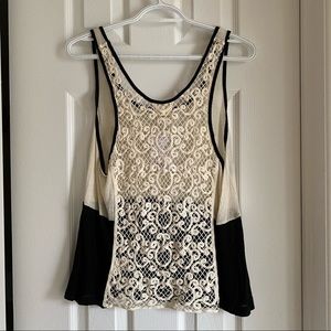 NWT - Urban Outfitters - Crochet Lace Top